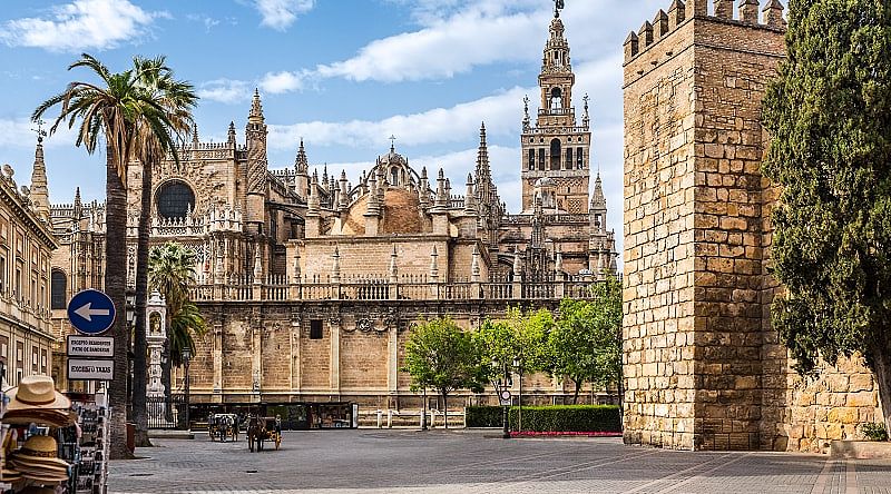 Seville cathedral in Spain 