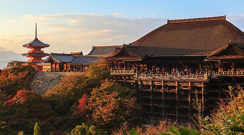 Kiyomizu Temple in Kyoto, Japan