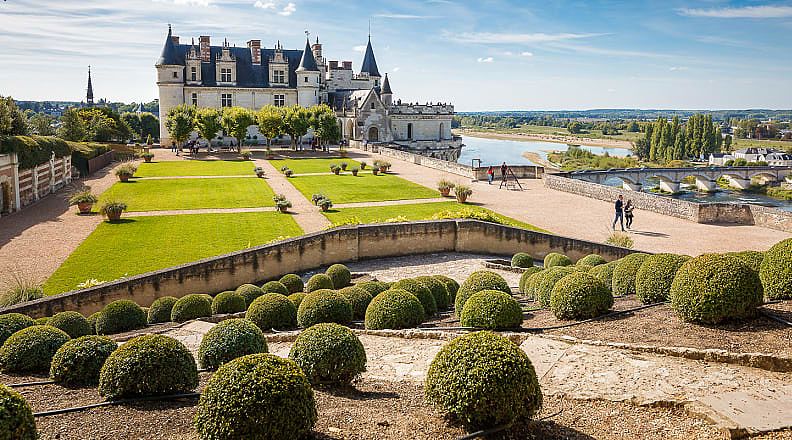 Amboise Chateau in the Loire Valley, France.  Photo courtesy of ADT Touraine / David Darrault