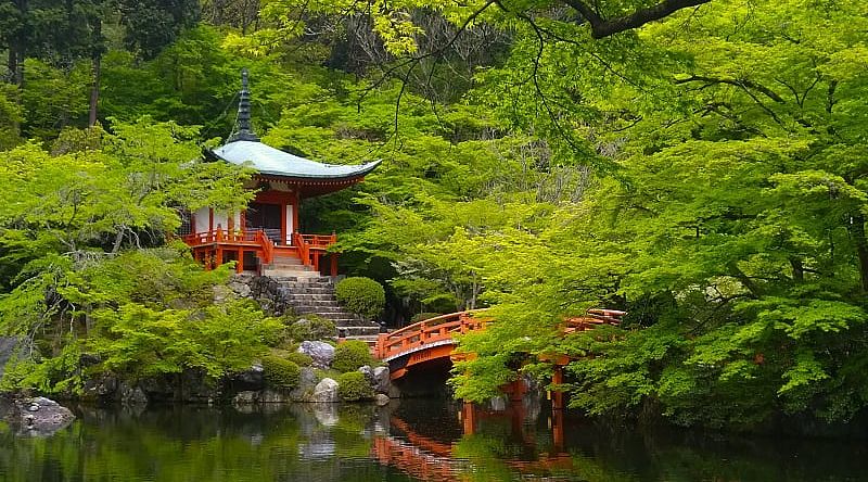 Daigo-ji Temple and gardens in Kyoto, Japan Daigo-ji Temple and gardens in Kyoto, Japan