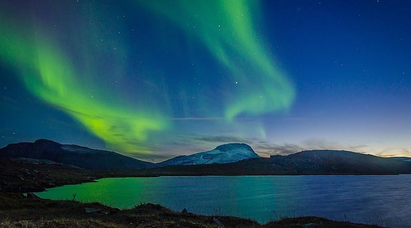 Northern lights in Sweden