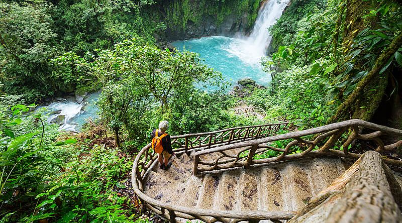 Rio Celeste in Alajuela, Costa Rica Rio Celeste in Alajuela, Costa Rica