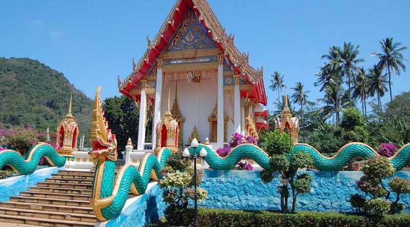 Phuket temple, Thailand.