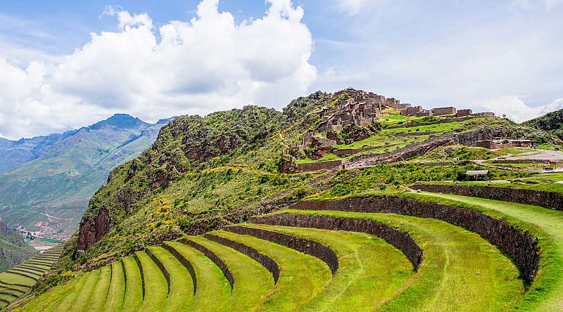 Archaeological Park of Pisac in Cusco, Peru Archaeological Park of Pisac in Cusco, Peru
