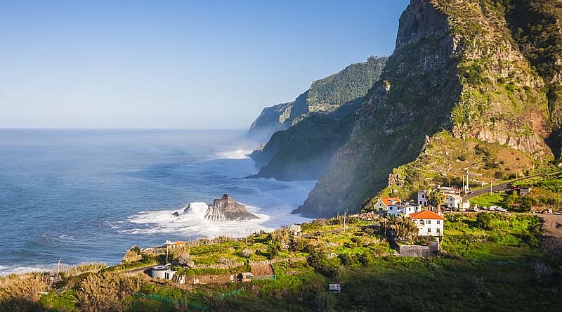 Madeira - a picturesque island covered with rocks