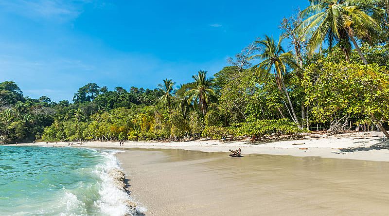 Paradise Tropical beach in San Antonio, Costa Rica.