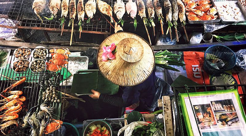 Street food in Bangkok, Thailand. Street food in Bangkok, Thailand.