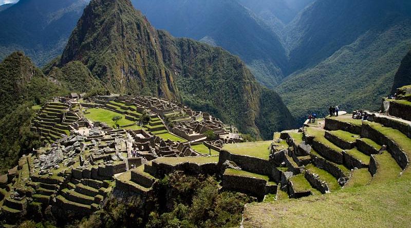 The great Inca city of Machu Picchu in Peru