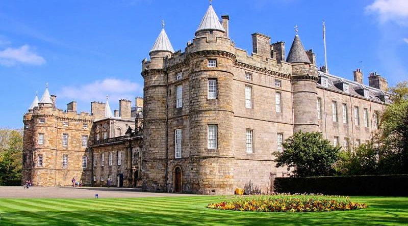 The Palace of Holyroodhouse in Edinburgh The Palace of Holyroodhouse in Edinburgh