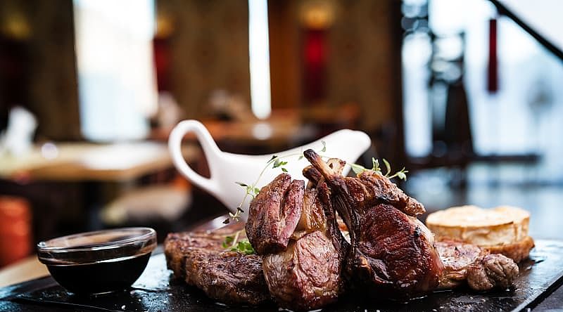 Mixed grilled meat platter