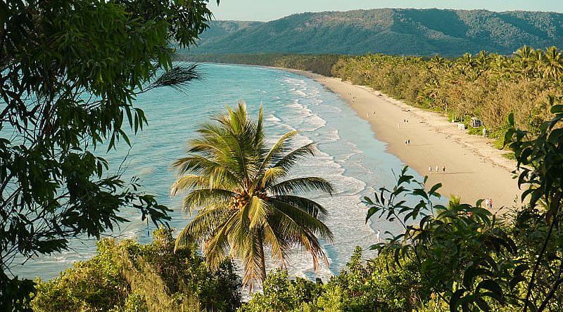 Four Mile Beach in Port Douglas, Australia.