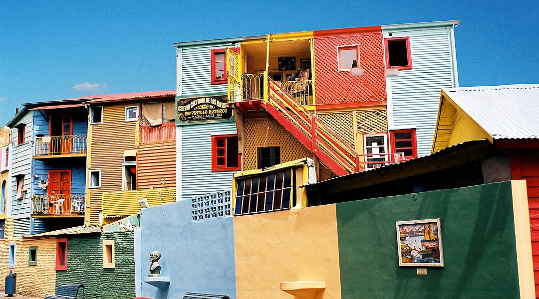 La Boca in Buenos Aires, Argentina La Boca neighborhood in Buenos Aires, Argentina