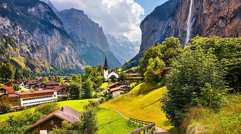 Lauterbrunnen in the Swiss Alps