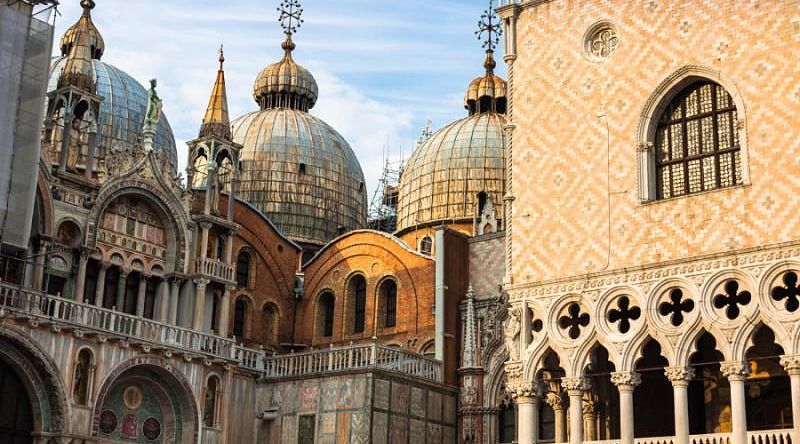 Basilica of San Marco at Instmark Square in Venice, Italy.