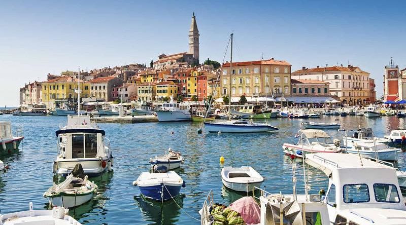 Enjoy unique customs in the historic center of Rovinj, Croatia