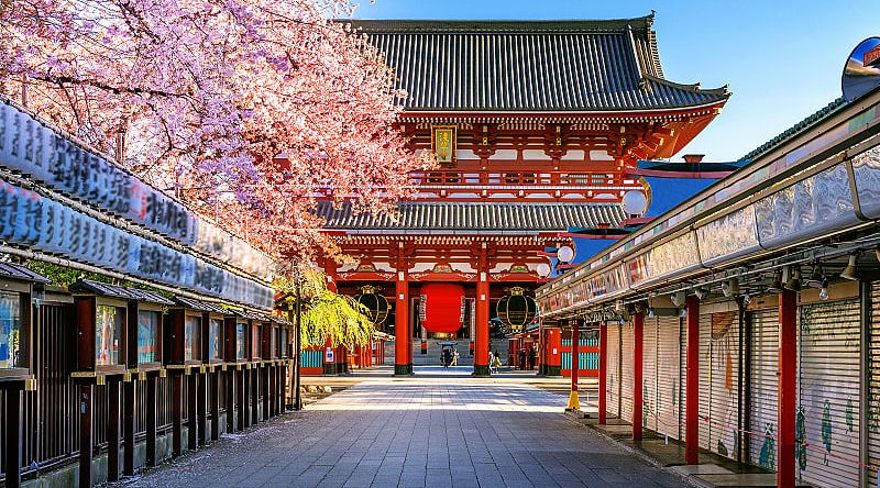 Japan Tokyo Asakusa Temple Japan Tokyo Asakusa Temple