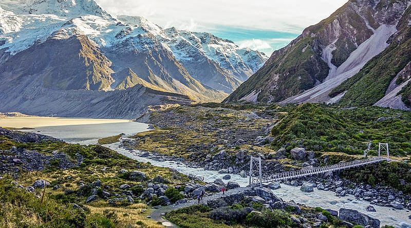 Aoraki National Park in New Zealand