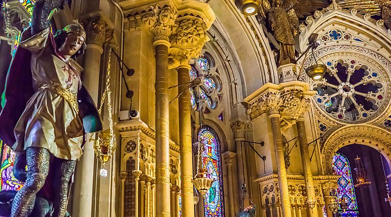 Montserrat Monastery in Barcelona, Spain