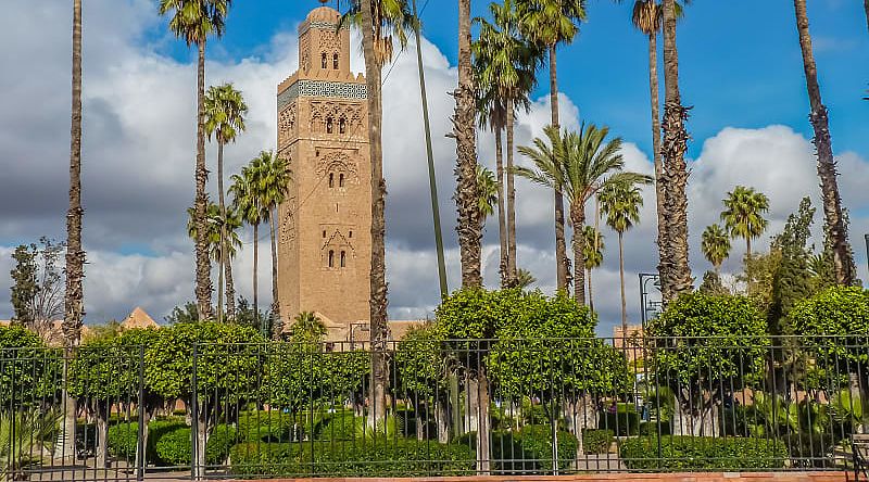 Koutoubia Mosque in Marrakech, Morocco