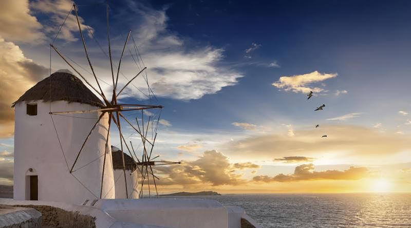 Windmills of Mykonos, Greece