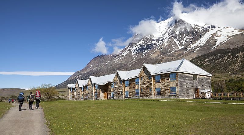 Mountain Huts, Torres del Paine National Park, Chile