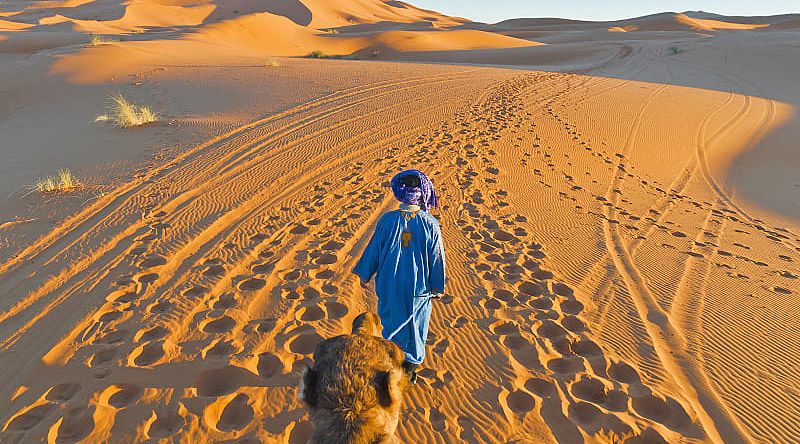 Sahara desert in Morocco Sahara desert in Morocco