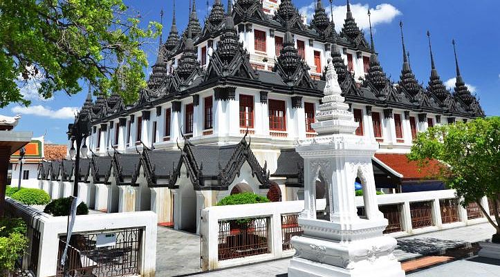 Loha Prasat (Metal Palace) in Bangkok, Thailand Loha Prasat (Metal Palace) in Bangkok, Thailand