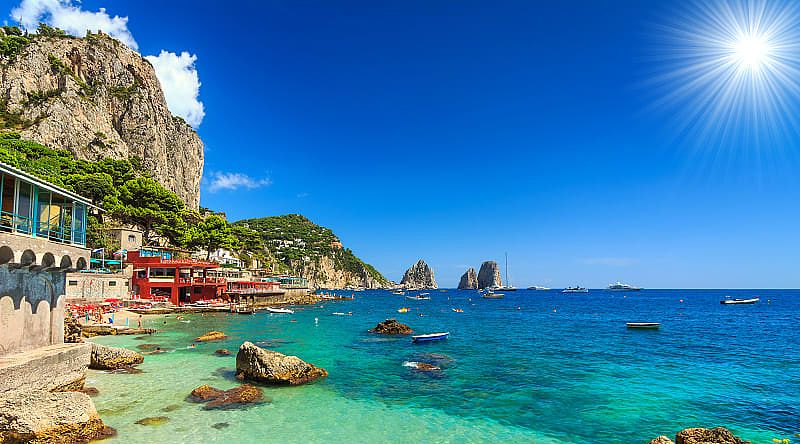 Capri, on the Bay of Naples