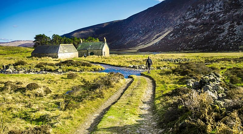 Cairngorms National Park in Scotland