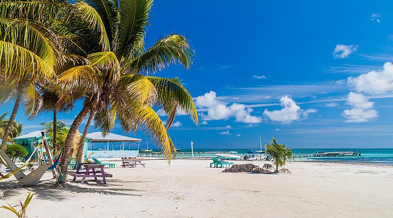 Caye Caulker Island in Belize