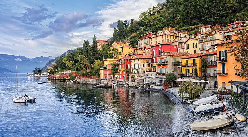 Town of Menaggio on Lake Como