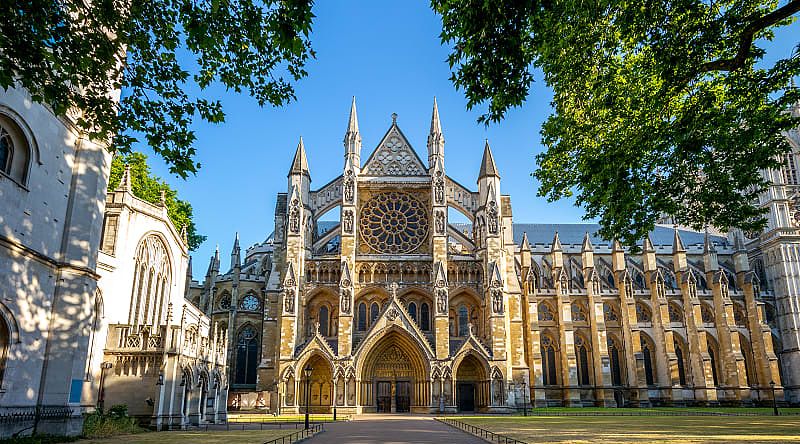 Westminster Abbey in London, England