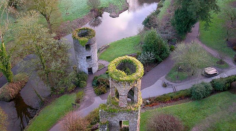 Walk around Blarney Castle to kiss the legendary Blarney Stone in Ireland