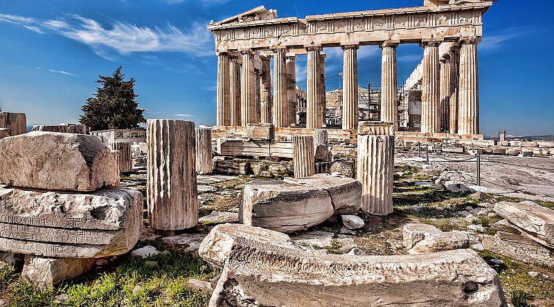 Parthenon Temple on the Acropolis in Greece Parthenon Temple on the Acropolis in Greece