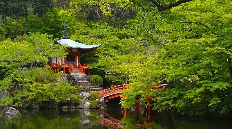 Japan Kyoto Temple Daigo ji Japan