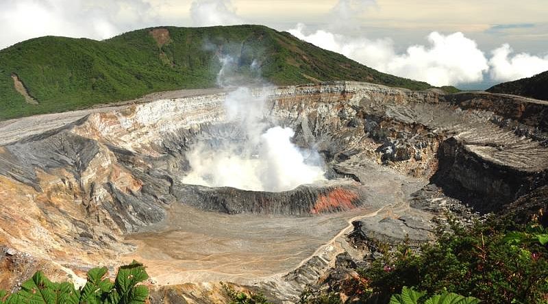 Walk the volcanic peaks and watch the steam rise right out of the crater at Poas volcano, Costa Rica Walk the volcanic peaks and watch the steam rise right out of the crater at Poas volcano, Costa Rica
