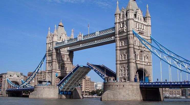Tower Bridge in London, England