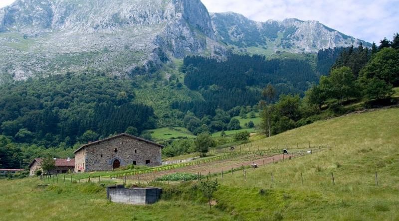 Typical Basque country house, northern Spain Typical Basque country house, northern Spain