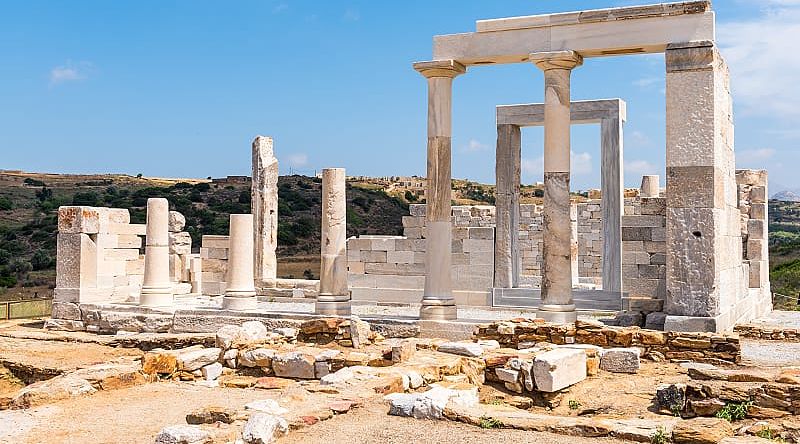 The Temple of Demeter in Naxos, Greece The Temple of Demeter in Naxos, Greece
