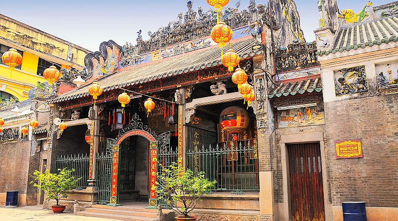Thien Hau Temple in Ho Chi Minh City, Vietnam