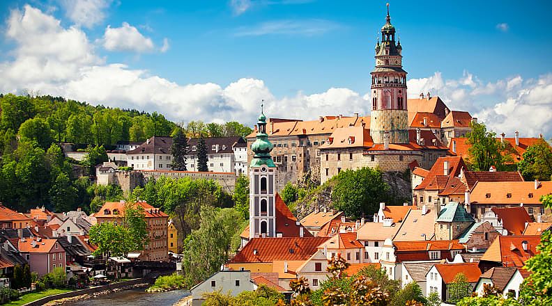 Cesky Krumlov, a UNESCO Heritage site, near Prague.