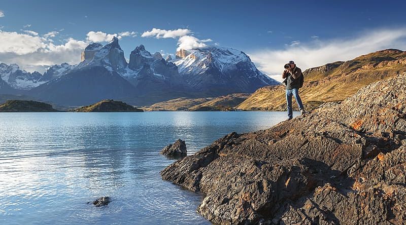 Torres del Paine National Park in Puerto Natales, Chile Torres del Paine National Park in Puerto Natales, Chile