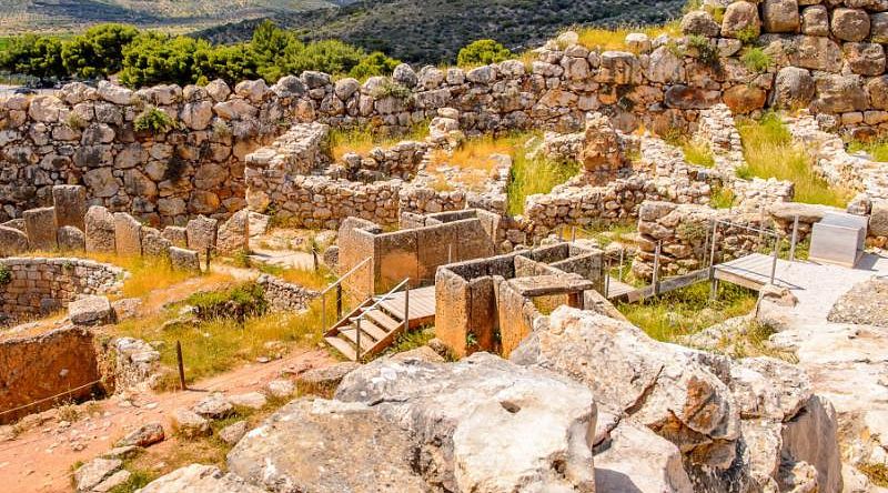Legendary ruins of Mycenae, Greece