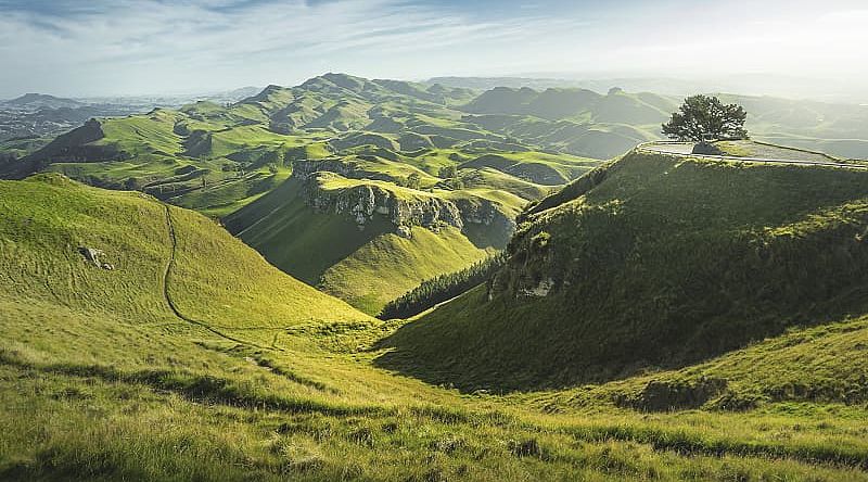 Hawkes Bay in Northern Island, New Zealand Hawkes Bay in Northern Island, New Zealand