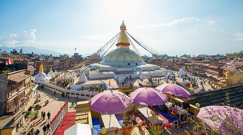 Boudhanath Stupa in Kathmandu, Nepal