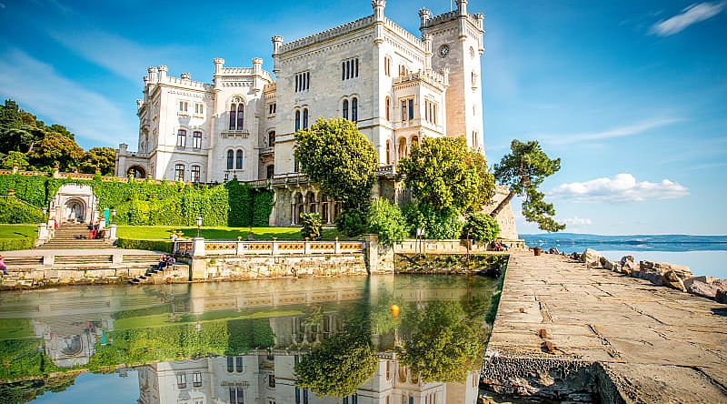 Miramare Castle in Trieste, Italy Miramare Castle in Trieste, Italy