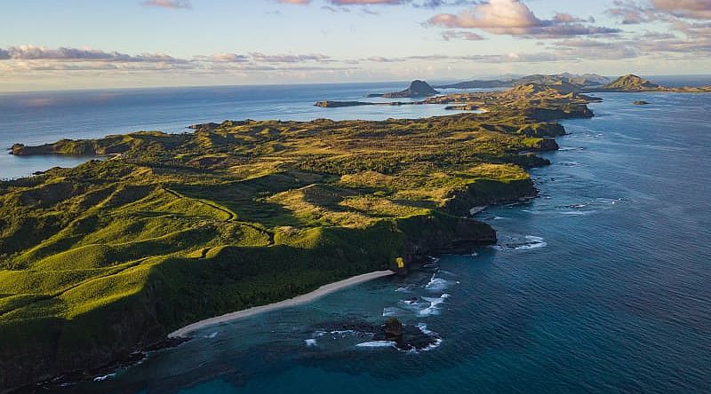 Fiji Island aerial view
