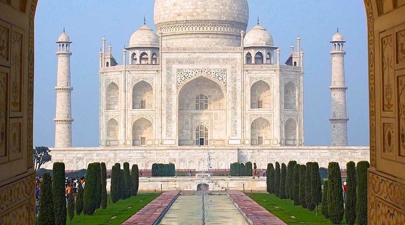 View of the Taj Mahal