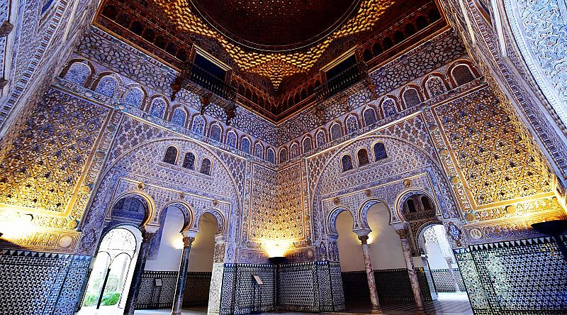 Interior of the Seville Royal Alcazar in Spain Interior of the Seville Royal Alcazar in Spain