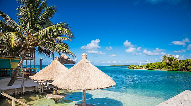 Beautiful beach in Belize